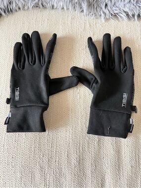 Tibisi Black Stretch Winter Gloves